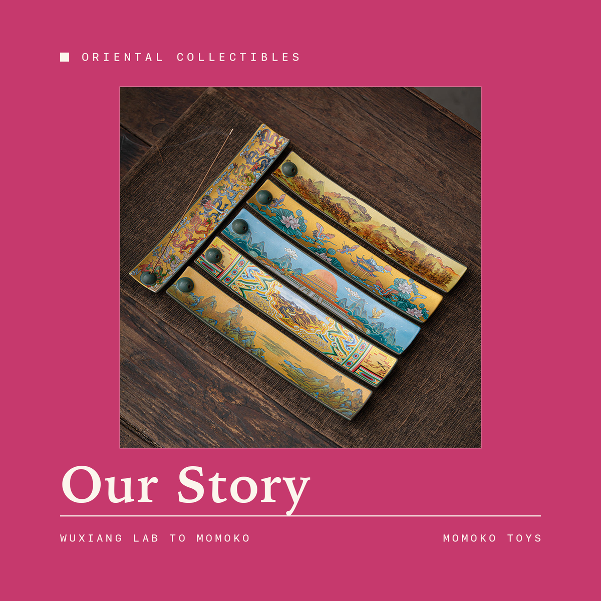 MOMOKO TOYS journal cover: Our Story