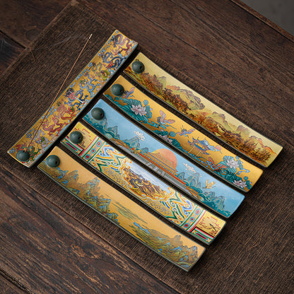 Enamel Incense Holder – National Trend Cloisonné Sandalwood Burner