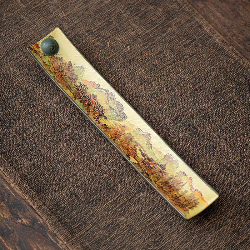 Enamel Incense Holder – National Trend Cloisonné Sandalwood Burner