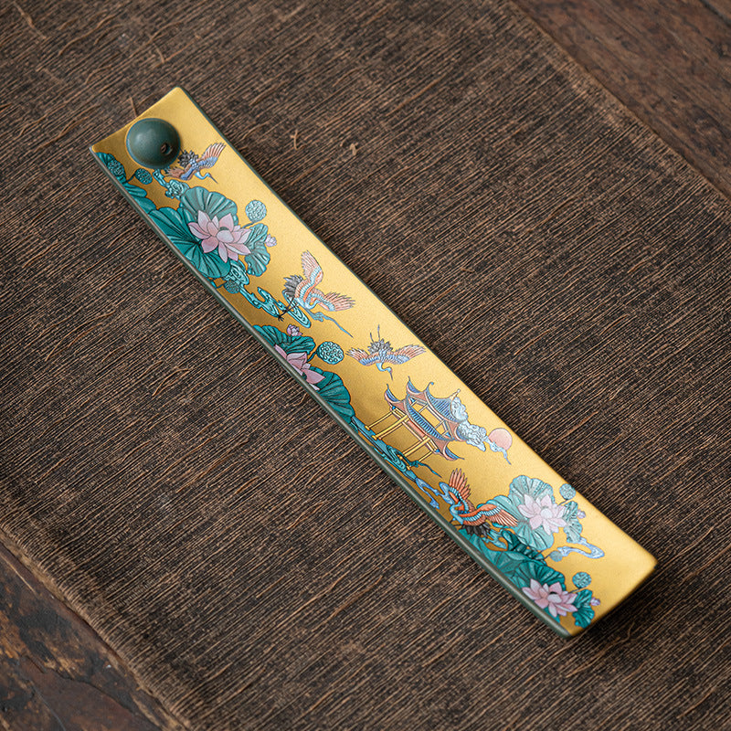 Enamel Incense Holder – National Trend Cloisonné Sandalwood Burner