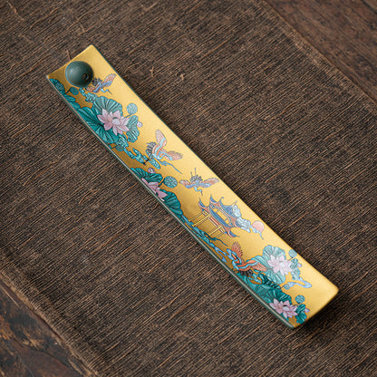 Enamel Incense Holder – National Trend Cloisonné Sandalwood Burner