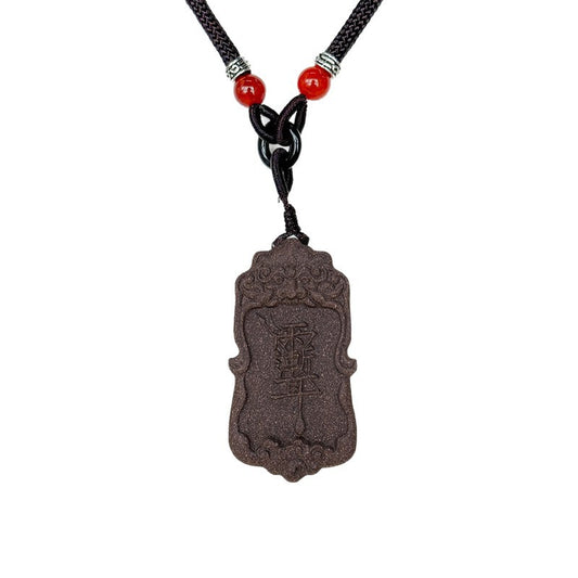 Natural Chinese Medicine Fragrance Plaque Pendant Handmade Ancient Method Mixed Incense Plaque