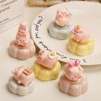 Jingdezhen Spinning Pig Gourd Ceramic Ornament – Desk Fidget – view 4
