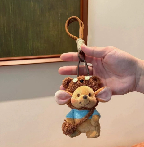 Cute Kangaroo Joey Plush Keychain & Bag Charm – view 2