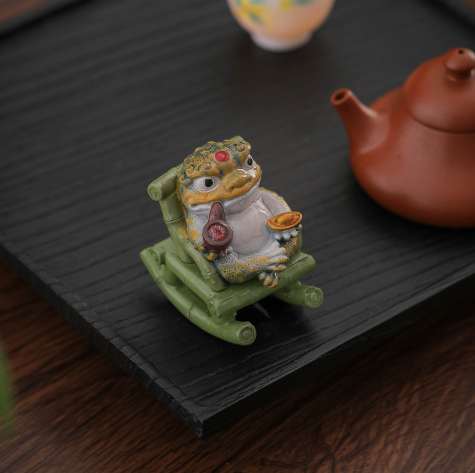 Color-Changing Money Toad Tea Pet – Heat-Sensitive Ceramic – view 3