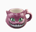 Halloween Purple Cat Ceramic Mug – 3D Embossed Hand-Painted – view 5