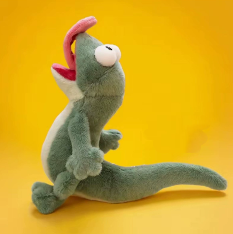 Official Pixar Hoppers "Tom" Green Lizard Plush Toy
