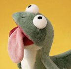 Official Pixar Hoppers "Tom" Green Lizard Plush Toy – view 3