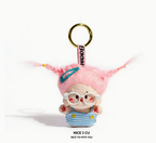 Mini Fluffy Hair Plush Keychain Doll – Messy Hair Bag Charm – view 3