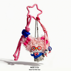 Mini Fluffy Hair Plush Keychain Doll – Messy Hair Bag Charm – view 7