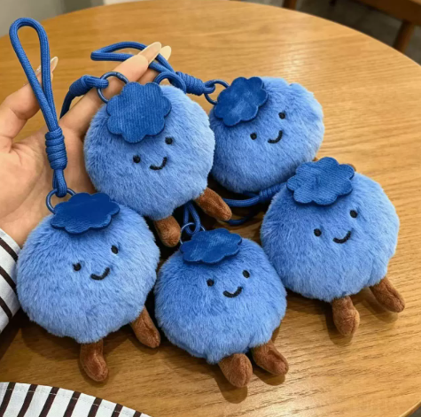 Lucky Blueberry Plush Keychain & Bag Charm – view 3