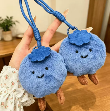 Lucky Blueberry Plush Keychain & Bag Charm – view 2