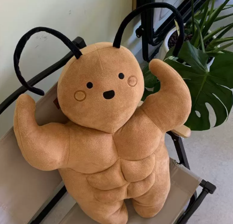Giant Southern Cockroach Muscle Plush Toy – Funny Gag Gift