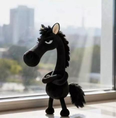 Cool Horse Plush Keychain & Bag Charm – 4 Colors – view 5