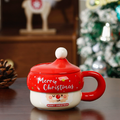 Santa Claus Ceramic Christmas Mug – Cartoon Holiday Cup