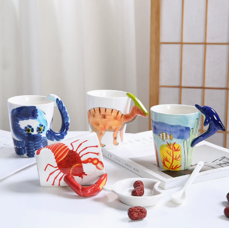 3D Animal Handle Mug / 3D Animal Handle Cup – view 4
