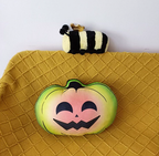 Halloween Pumpkin Ghost Plush Pillow – Spooky Cute Cushion – view 3