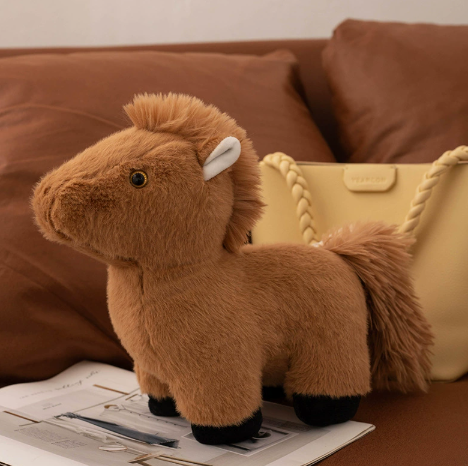 Cute Pony Plush Keychain – Mini Bag Charm for Kids – view 3