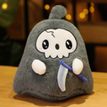 Halloween Skull Reaper Plush Pillow – Ghost & Pumpkin Toy – view 3