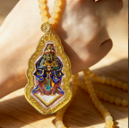 Hand-Painted Tibetan Thangka Gau Pendant Necklace – Amulet Box – view 8