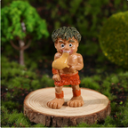 Caveman Campfire Figurine Set – Miniature Aquarium & Desk Decor – view 4