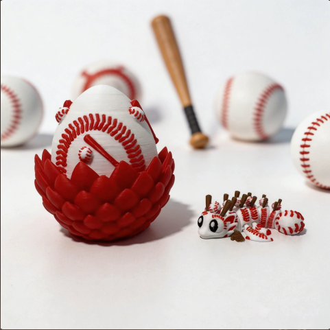 Sakura Dragon Egg Set – Cherry Blossom Baby Dragon Figurines – view 11
