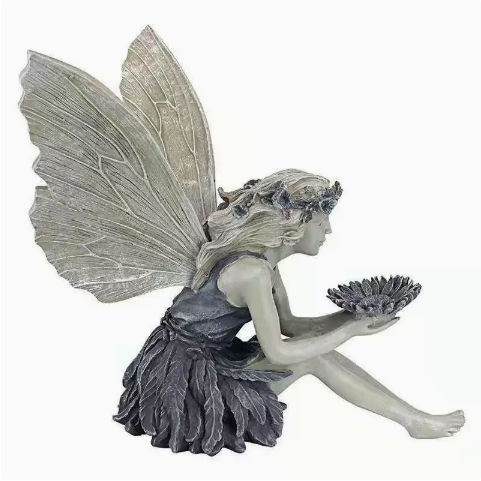Fairy Girl Bird Feeder – Angel Garden Statue
