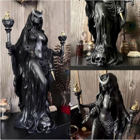 Hecate Statue – Greek Goddess of Witchcraft Resin Figurine