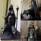Hecate Statue – Greek Goddess of Witchcraft Resin Figurine – view 2