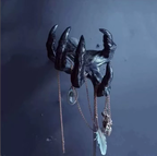 Demon Claw Wall Hook – Gothic Resin Key & Jewelry Hanger