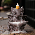 Cute Dinosaur Backflow Incense Burner – Smoky Waterfall Decor
