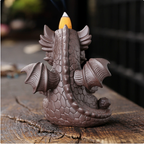 Cute Dinosaur Backflow Incense Burner – Smoky Waterfall Decor – view 4