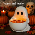 Halloween Ghost Candle Holder – Cute Resin Figurine – view 2
