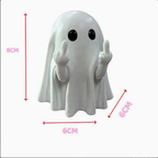 Halloween Ghost Candle Holder – Cute Resin Figurine – view 3