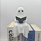 Halloween Ghost Candle Holder – Cute Resin Figurine