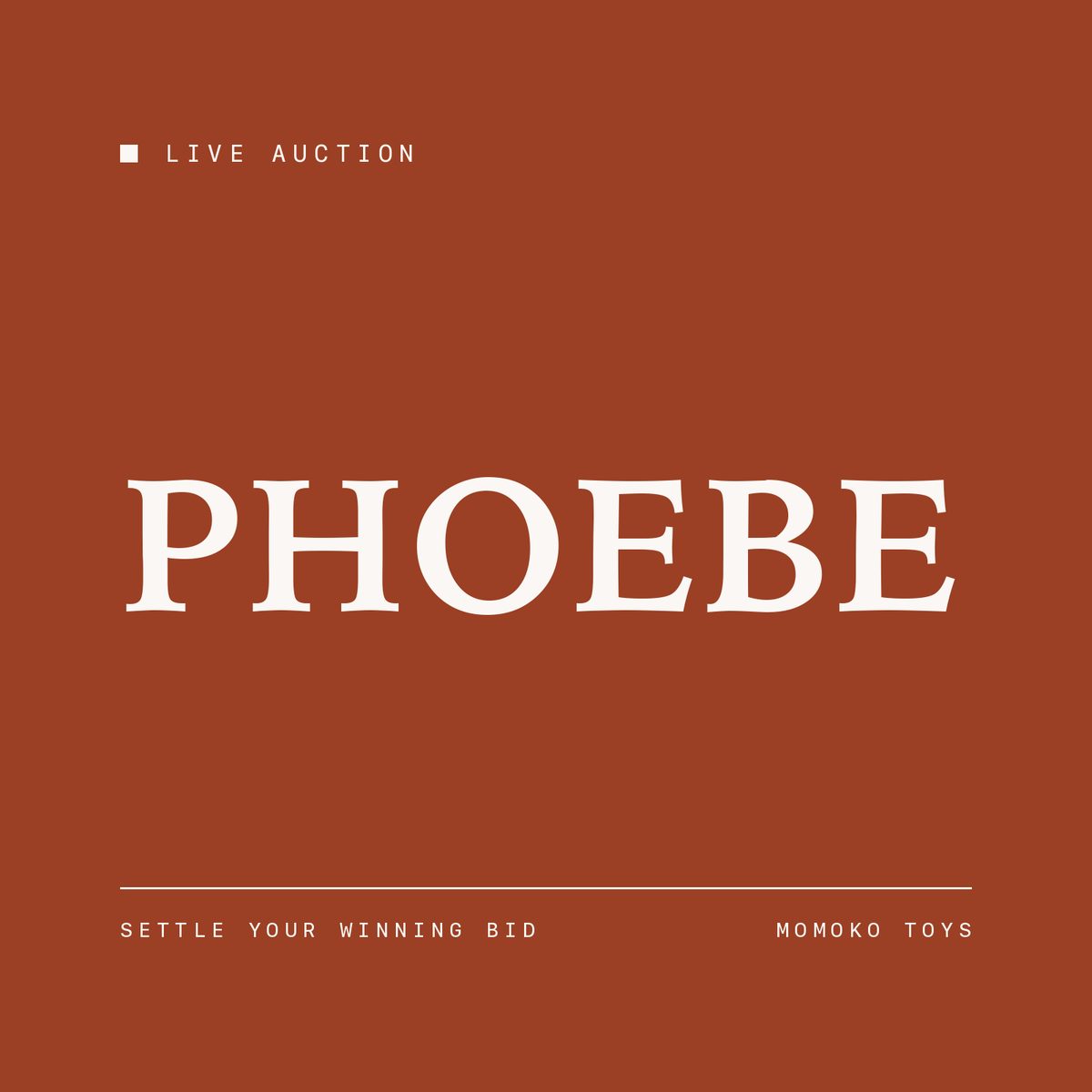 New Auction-Phoebe Session – view 2